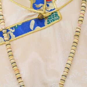 Mala Kapala en Os de Yak – 108 Perles Crâne Artisanat Tibétain