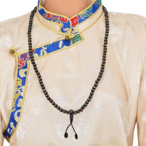 Mala Bouddhiste Os de Yak - Artisanat de Swayambhu - Népal