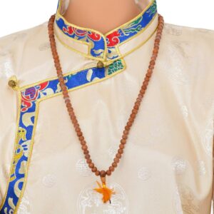 Mala en Bois de Santal Bouddhiste – 108 Perles – Senteur Naturelle & Apaisante Artisanat du Népal