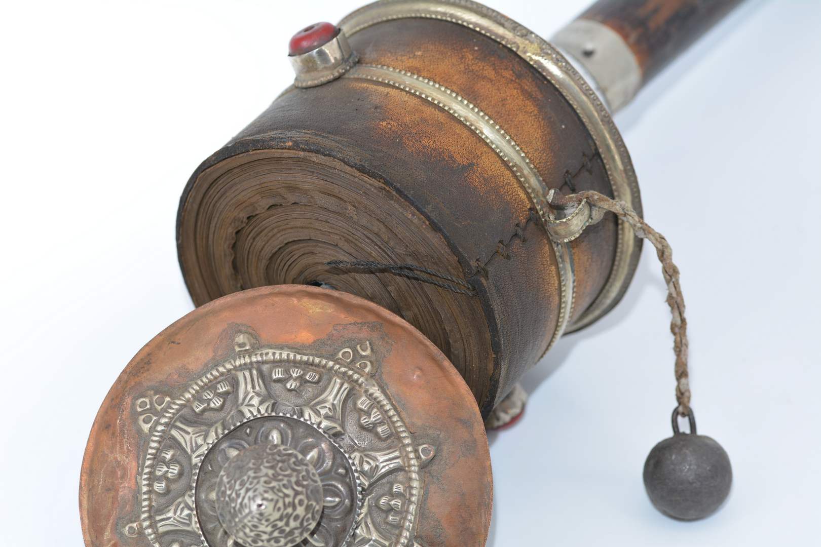 Moulin à Prières Bouddhiste Traditionnel du Dolpo – Grand Modèle Authentique Artisanat Sacré du Népal