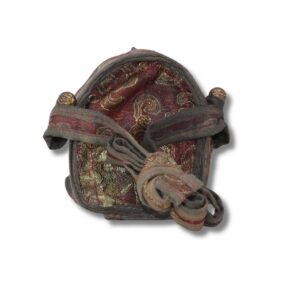 Ghau Tibétain Ancien Reliquaire Tathagata Bouddha | Cuivre & Métal Repoussé